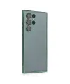 Samsung Galaxy S22 Ultra Kılıf Razer Lensli Silikon - Yeşil