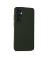 Samsung Galaxy S23 Fe Kılıf Nano İçi Kadife Silikon - Koyu Yeşil