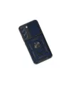 Samsung Galaxy S23 Fe Kılıf Pars Lens Yüzüklü Silikon - Lacivert