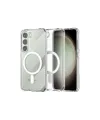 Samsung Galaxy S23 Kılıf Magneticsafe Şeffaf Silikon - Şeffaf