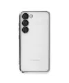 Samsung Galaxy S23 Kılıf Razer Lensli Silikon - Gümüş