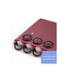 Samsung Galaxy S23 Plus Metal Kamera Lens - Kırmızı