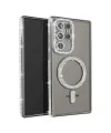 Samsung Galaxy S23 Ultra Joke Simli Magneticsafe Kılıf - Gümüş