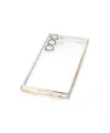 Samsung Galaxy S23 Ultra Kılıf Razer Lensli Silikon - Gold