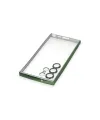 Samsung Galaxy S23 Ultra Kılıf Razer Lensli Silikon - Yeşil