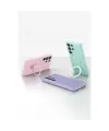 Samsung Galaxy S23 Ultra Regal Magsafe Standlı Kapak - Lila