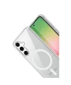 Samsung Galaxy S24 Fe Combo Sert Şeffaf Magsafe Kapak - Şeffaf