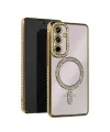 Samsung Galaxy S24 Fe Joke Simli Magneticsafe Kılıf - Gold