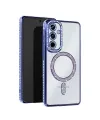 Samsung Galaxy S24 Fe Joke Simli Magneticsafe Kılıf - Mavi
