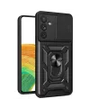 Samsung Galaxy S24 Fe Pars Lens Yüzüklü Silikon - Siyah