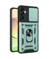 Samsung Galaxy S24 Fe Pars Lens Yüzüklü Silikon - Yeşil