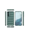 Samsung Galaxy S24 Kılıf Optimum Silikon - Koyu Yeşil