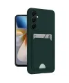 Samsung Galaxy S24 Plus Kelvin Kartvizitli Silikon - Koyu Yeşil