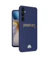 Samsung Galaxy S24 Plus Kelvin Kartvizitli Silikon - Lacivert