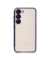 Samsung Galaxy S24 Plus Kılıf Razer Lensli Silikon - Mor
