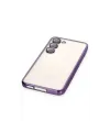 Samsung Galaxy S24 Plus Kılıf Razer Lensli Silikon - Mor