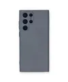 Samsung Galaxy S24 Ultra Kılıf Nano İçi Kadife Silikon - Gri