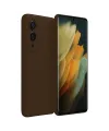 Samsung Galaxy S25 Edge First Silikon - Kahverengi