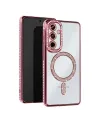 Samsung Galaxy S25 Edge Joke Simli Magneticsafe Kılıf - Pembe