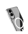 Samsung Galaxy S25 Edge Kılıf Magneticsafe Şeffaf Silikon - Şeffaf