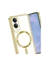 Samsung Galaxy S25 Edge Kross Magneticsafe Kapak - Gold