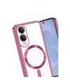 Samsung Galaxy S25 Edge Kross Magneticsafe Kapak - Rose