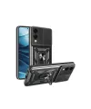 Samsung Galaxy S25 Edge Pars Lens Yüzüklü Silikon - Siyah