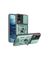 Samsung Galaxy S25 Edge Pars Lens Yüzüklü Silikon - Yeşil