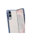 Samsung Galaxy S25 Edge Razer Lensli Silikon - Açık Mavi