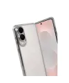Samsung Galaxy S25 Edge Razer Lensli Silikon - Gümüş