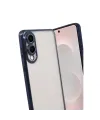 Samsung Galaxy S25 Edge Razer Lensli Silikon - Lacivert