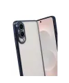 Samsung Galaxy S25 Edge Razer Lensli Silikon - Lacivert