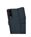 Samsung Galaxy S25 Edge Trend S Plus Kapaklı Kılıf - Lacivert