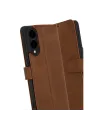 Samsung Galaxy S25 Edge Trend S Plus Kapaklı Kılıf - Taba