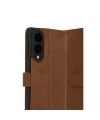 Samsung Galaxy S25 Edge Trend S Plus Kapaklı Kılıf - Taba