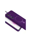 Samsung Galaxy S25 Fe Regal Magsafe Standlı Kapak - Derin Mor