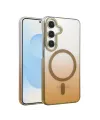 Samsung Galaxy S25 Glossy Magsafe Kapak - Çöl Titanyum