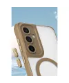 Samsung Galaxy S25 Plus Kılıf Enka Magsafe Silikon Kılıf - Şeffaf