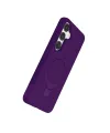 Samsung Galaxy S25 Regal Magsafe Standlı Kapak - Derin Mor