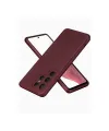 Samsung Galaxy S25 Ultra Kılıf First Silikon - Bordo