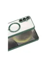 Samsung Galaxy S26 Kross Magneticsafe Kapak - Koyu Yeşil