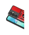 Samsung Galaxy S26 Plus Pars Lens Yüzüklü Silikon - Kırmızı