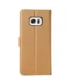 Samsung Galaxy S7 Edge Trend S Plus Kapaklı Kılıf - Gold