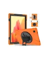 Samsung Galaxy T220 Tab A7 Lite 8.7 Kılıf Amazing Tablet Kapak - Turuncu