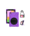 Samsung Galaxy T290 Tab A 8 Kılıf Amazing Tablet Kapak - Mor