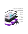 Samsung Galaxy T500 Tab A7 10.4 Kılıf Griffin Tablet Kapak - Mor