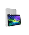 Samsung Galaxy Tab A9 Plus Kılıf Kalemlikli Mars Tablet Kılıfı - Gri