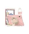 Samsung Galaxy X200 Tab A8 10.5 Kılıf Amazing Tablet Kapak - Pembe