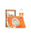 Samsung Galaxy X200 Tab A8 10.5 Kılıf Amazing Tablet Kapak - Turuncu