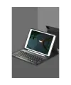 Samsung Galaxy X200 Tab A8 10.5 Kılıf Kc01 Smart Klavyeli Tablet Kılıfı - Siyah